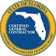State of Florida certified general contractor badge