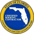 State of Florida certified roofing contractor badge